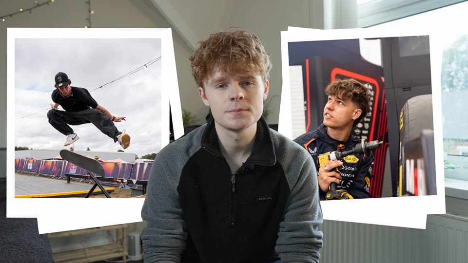 Ziggy Lyons in his self-produced video about his work during Year in Enterprise.